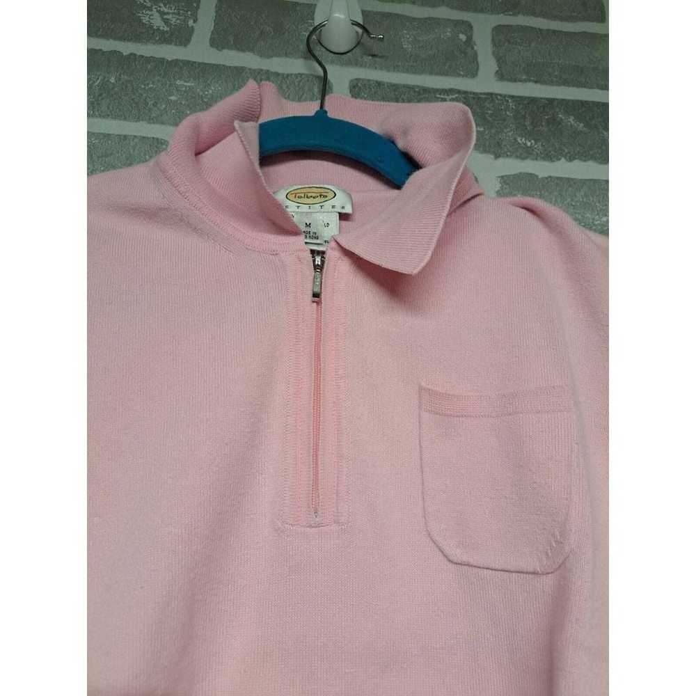 Talbots Vintage Womens Pink Strech Shirt Polo Cas… - image 5