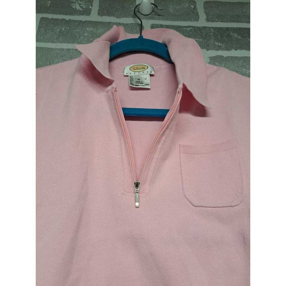 Talbots Vintage Womens Pink Strech Shirt Polo Cas… - image 6