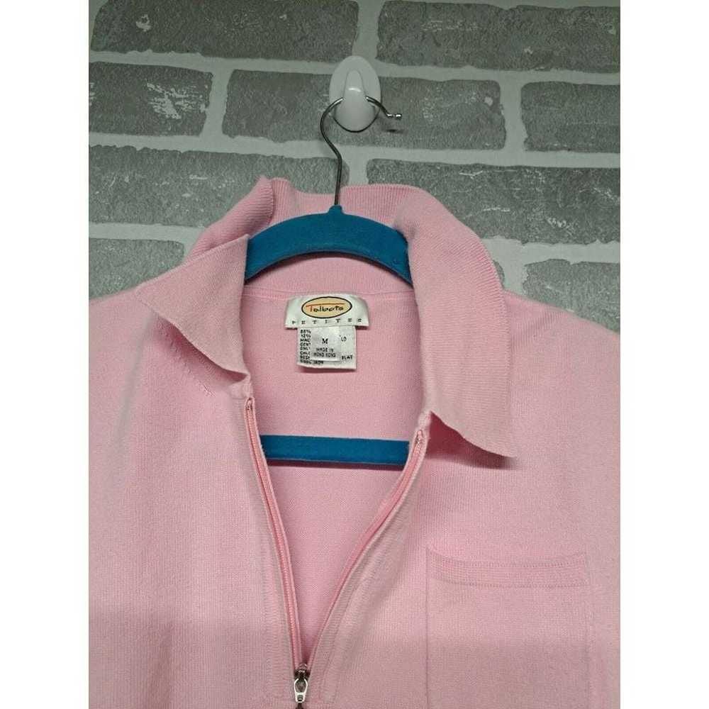 Talbots Vintage Womens Pink Strech Shirt Polo Cas… - image 8