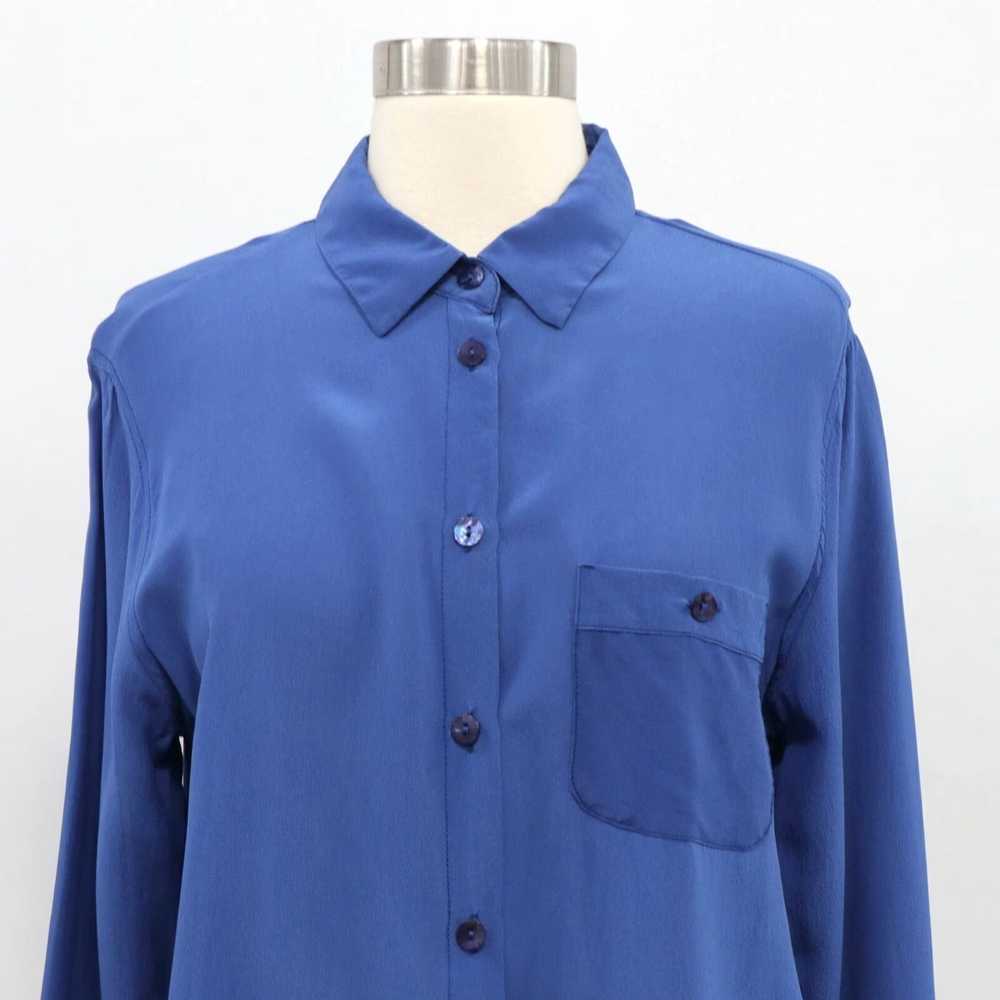 Vintage Sunad Silk Blouse Button-Up Shirt Womens … - image 2