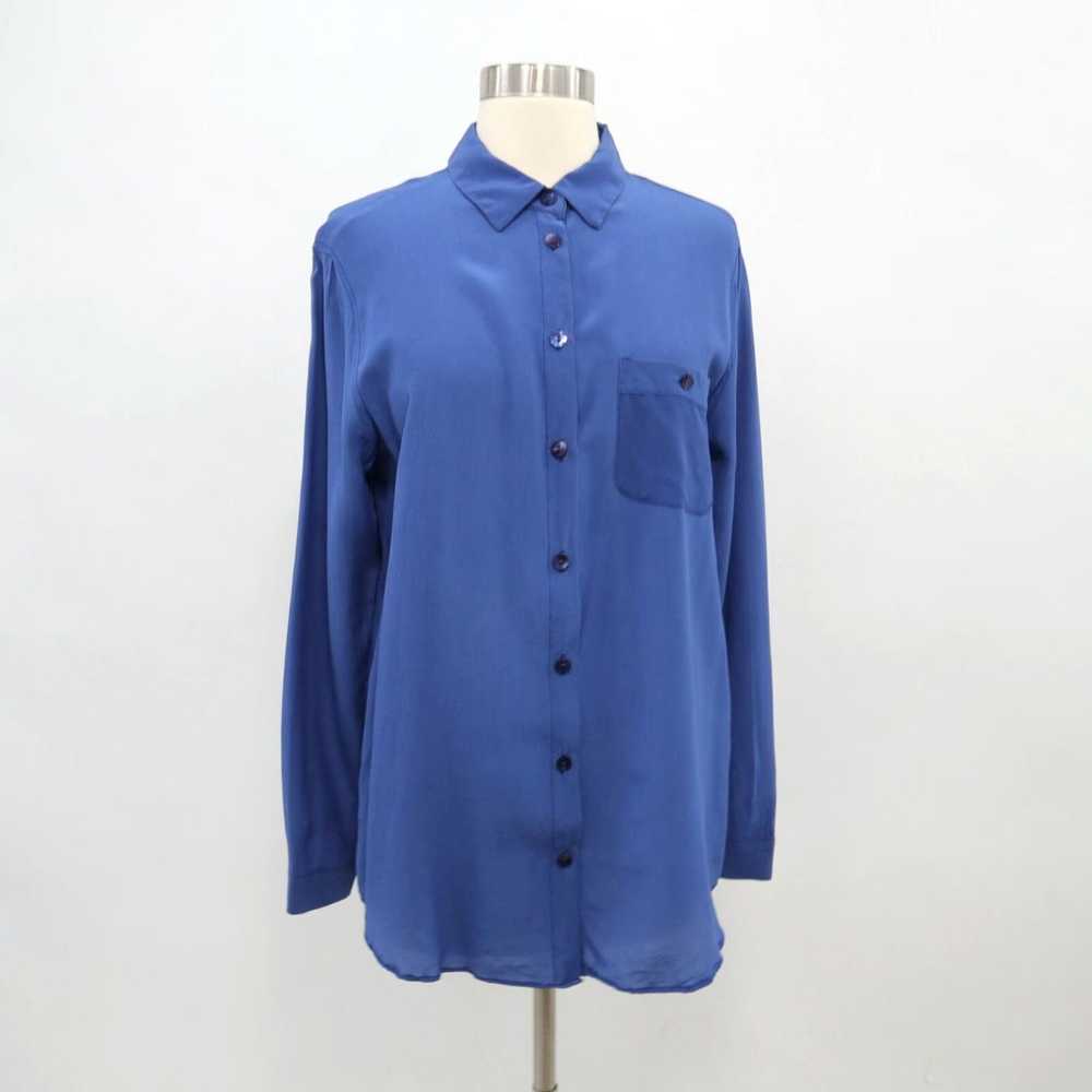 Vintage Sunad Silk Blouse Button-Up Shirt Womens … - image 3