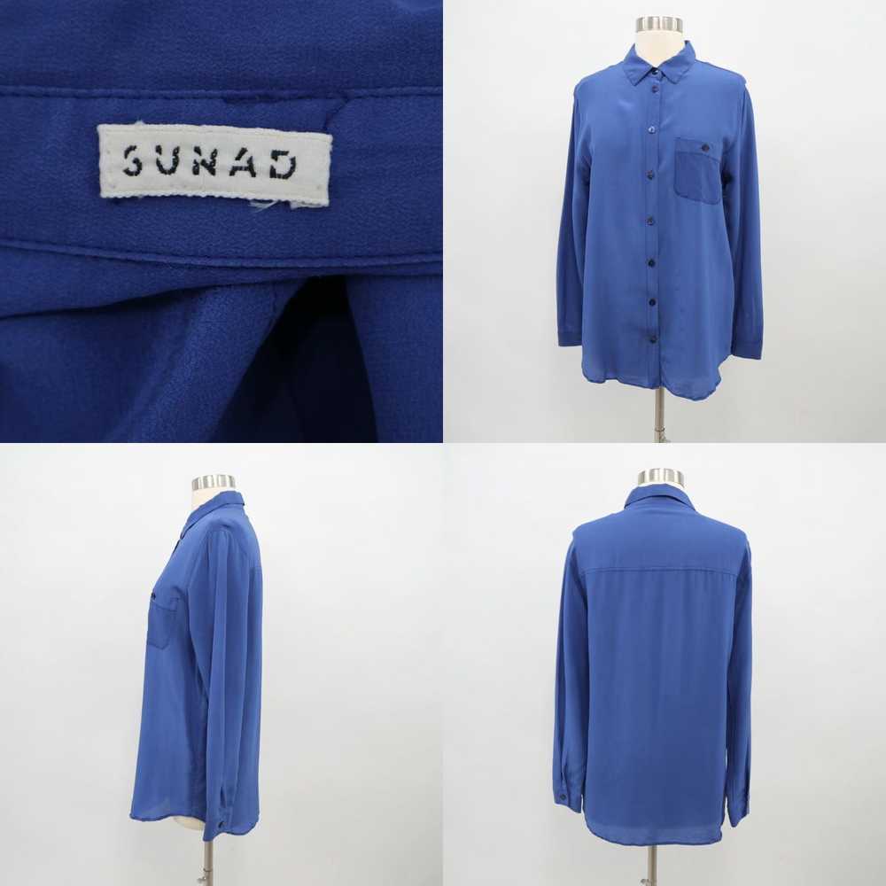 Vintage Sunad Silk Blouse Button-Up Shirt Womens … - image 4