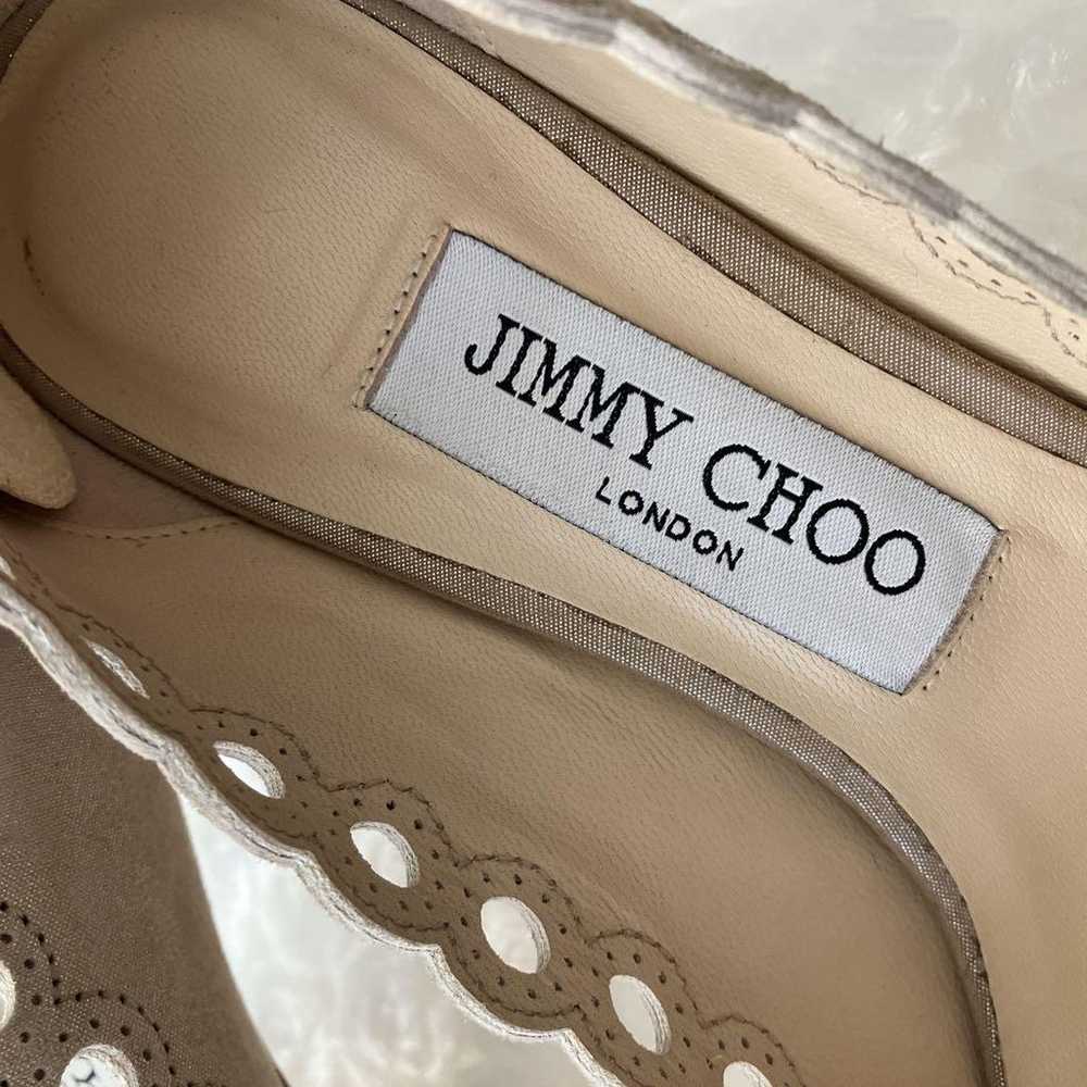 【Like New】JIMMY CHOO Suede Pumps Beige 23.5 - image 3