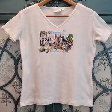 Vintage Disneyland Resort Paris Women's Slim Cut … - image 1