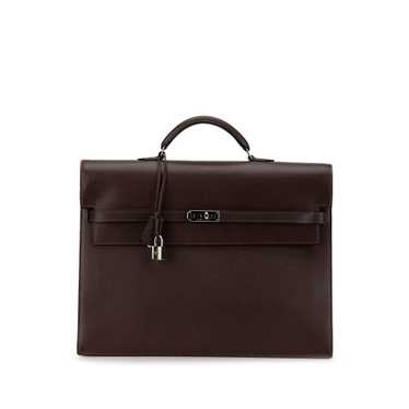 Hermes Hermès Epsom Kelly Depeches 38 Brown