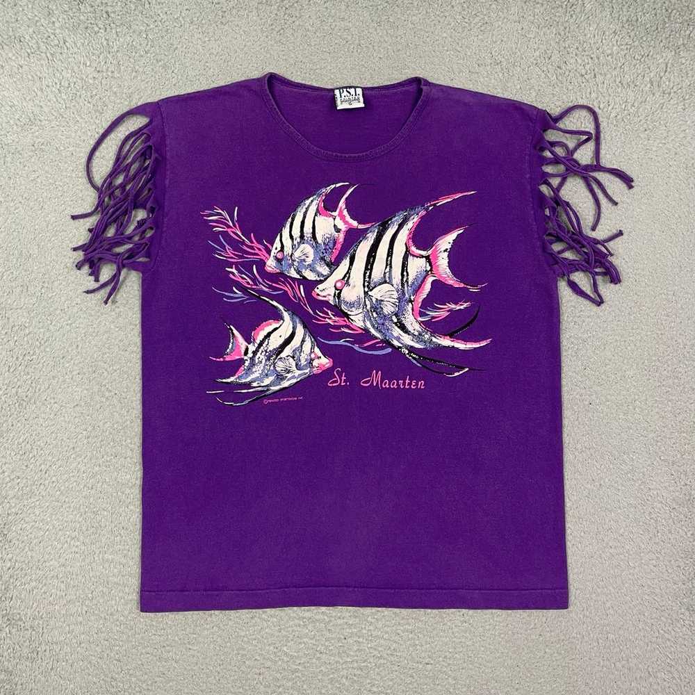 Vintage 90s fish animal T-shirt - image 2