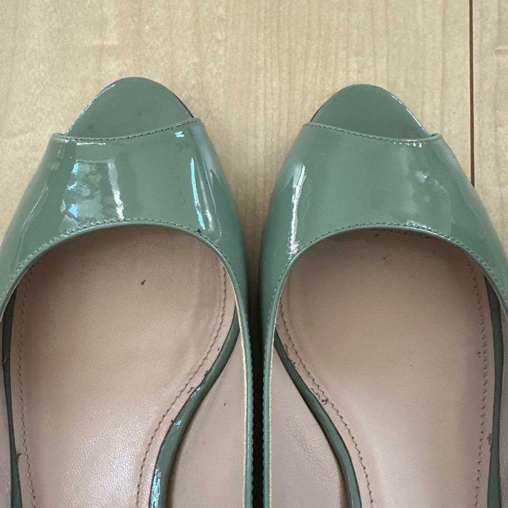 Miu Miu Green Enamel Pumps - image 4