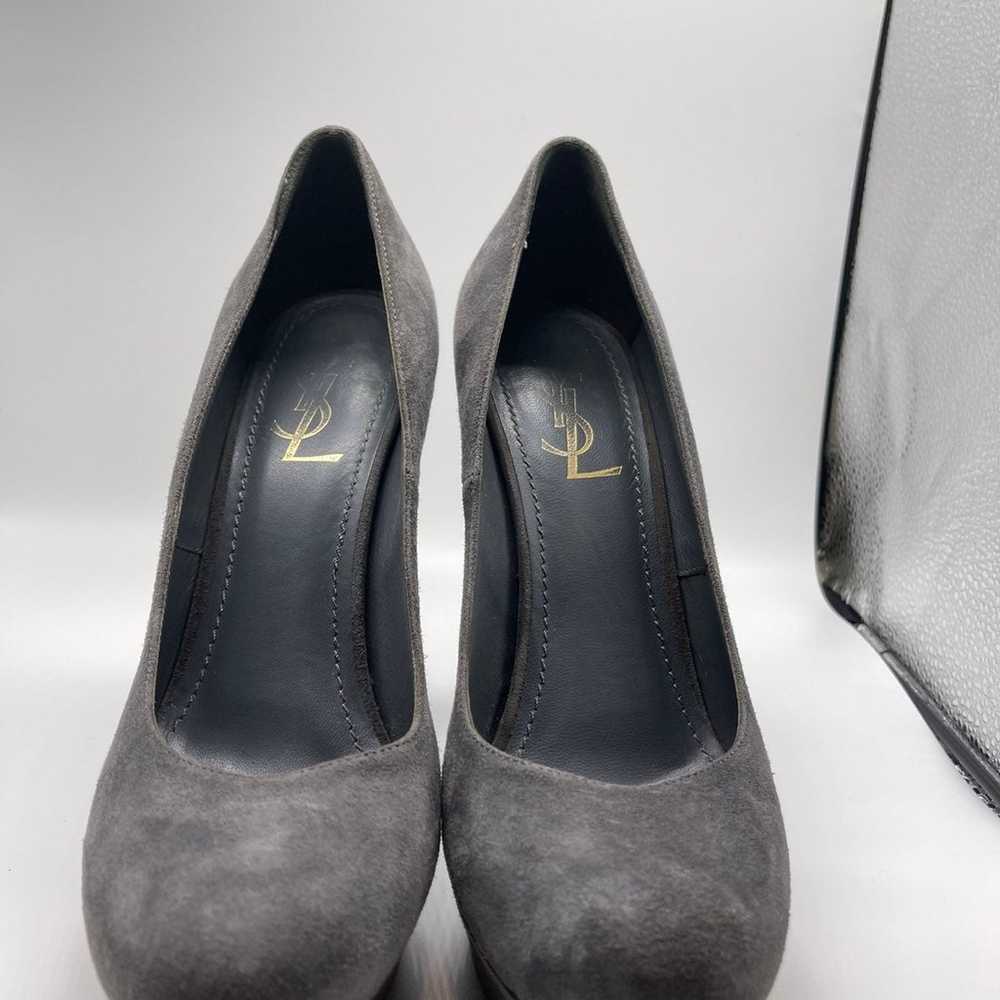 YSl PALAIS HEELS - GREY size 38.5 - image 2