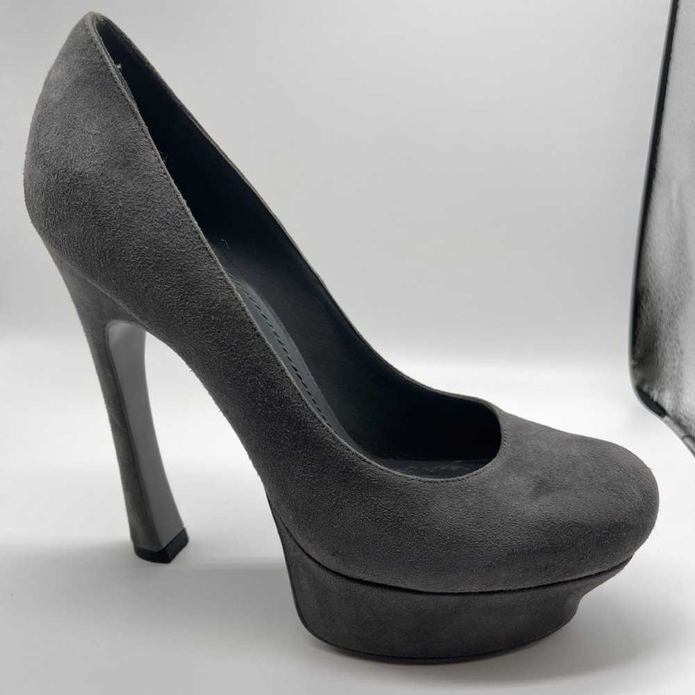 YSl PALAIS HEELS - GREY size 38.5 - image 5