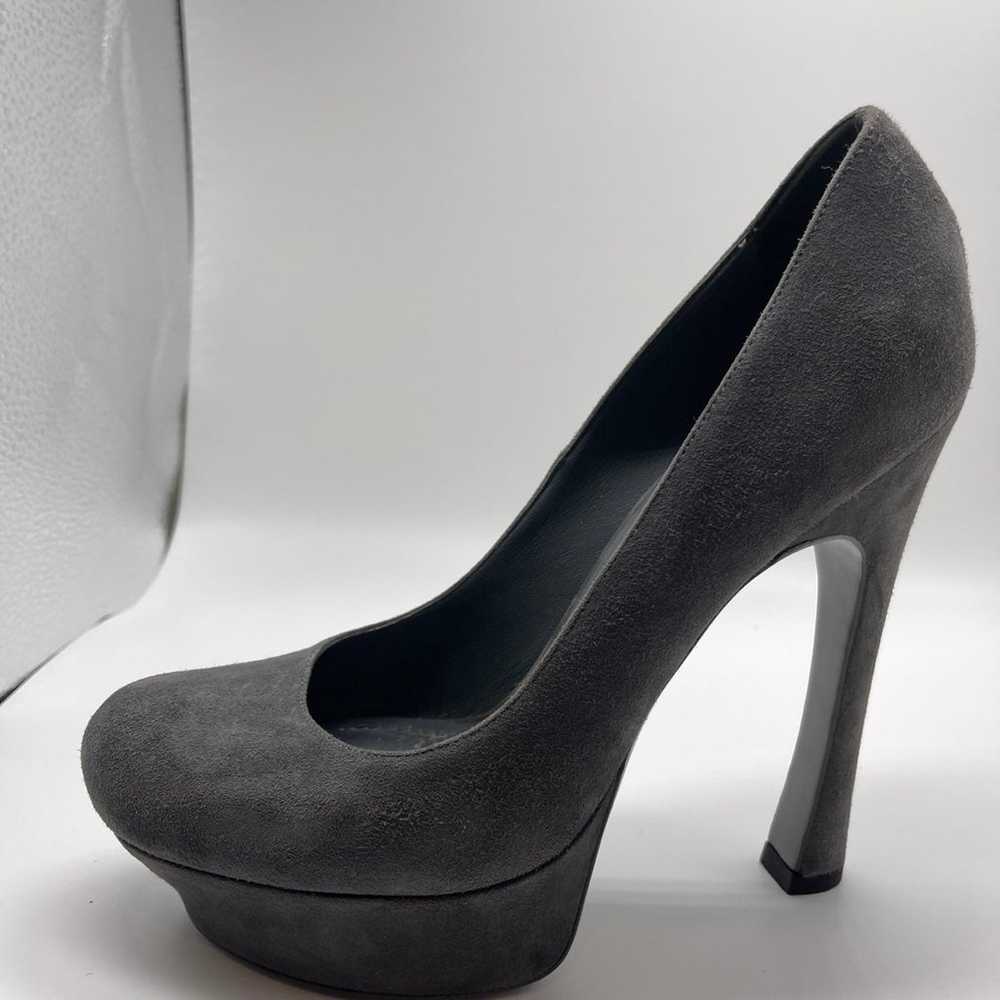 YSl PALAIS HEELS - GREY size 38.5 - image 6