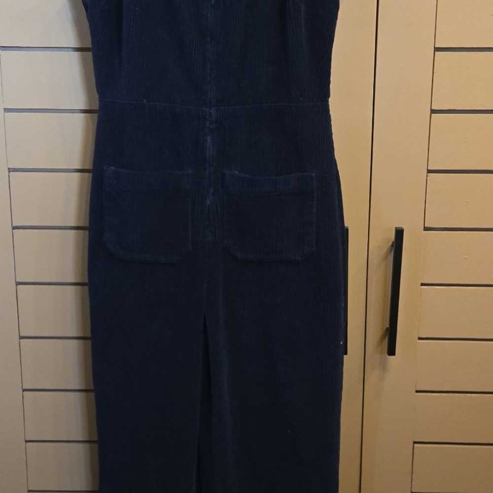 Free People Blue Corduroy Jumpsuit size 4 - image 1