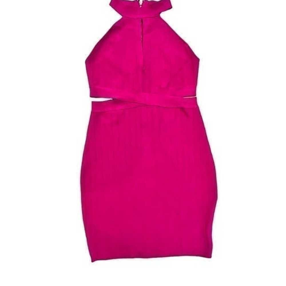 GUESS Bodycon Dress Cut-Out Waist Ribbed Sleevele… - image 8