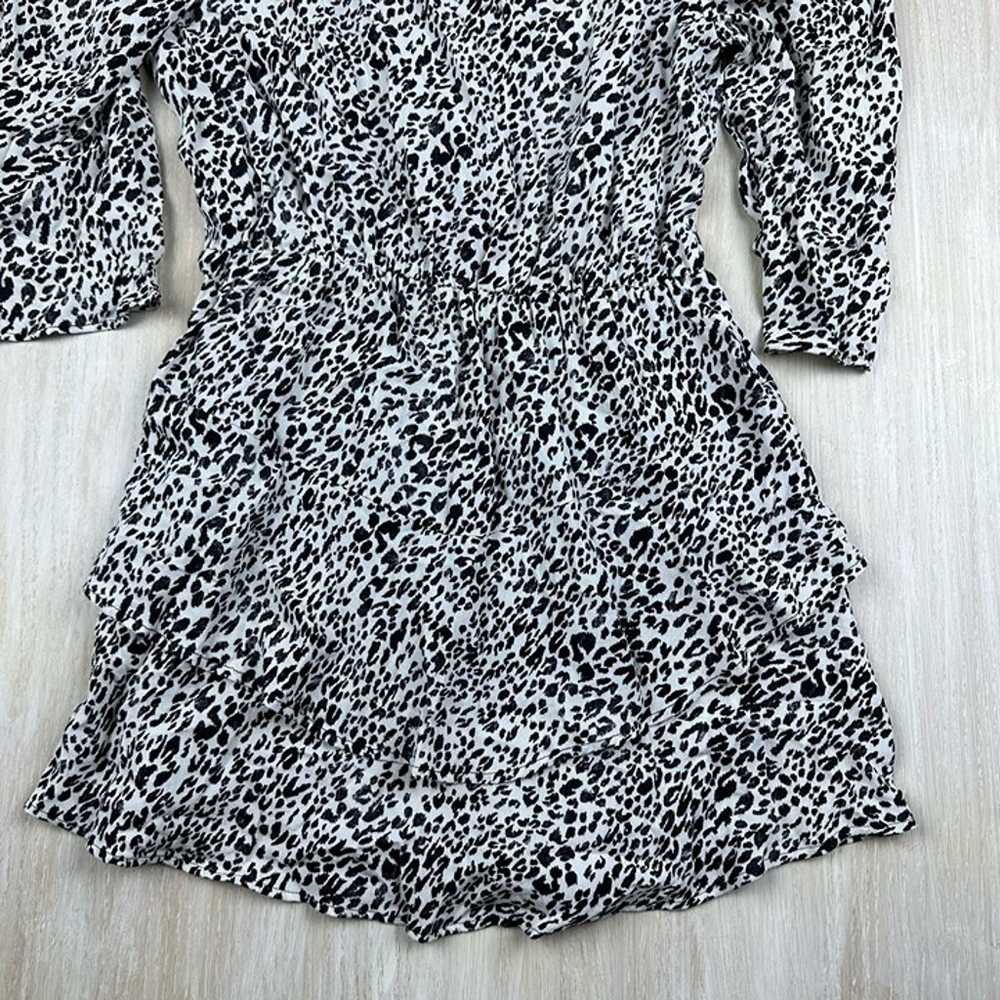 Zara Animal Cheetah Leopard Print Mini Tiered Chi… - image 8