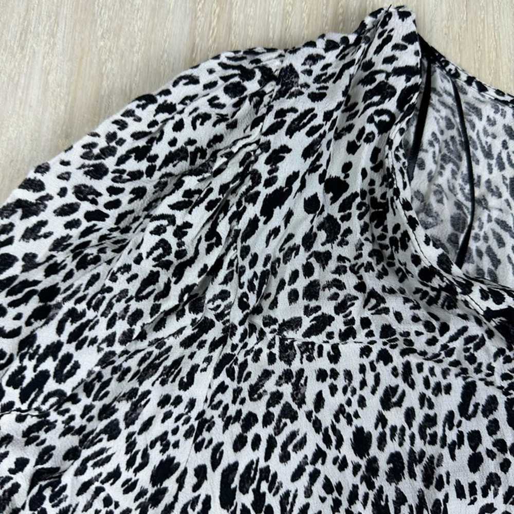 Zara Animal Cheetah Leopard Print Mini Tiered Chi… - image 9