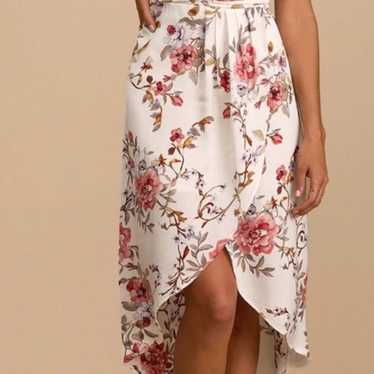 Floral tulip midi dress