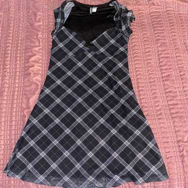 H&M Plaid Mini Dress