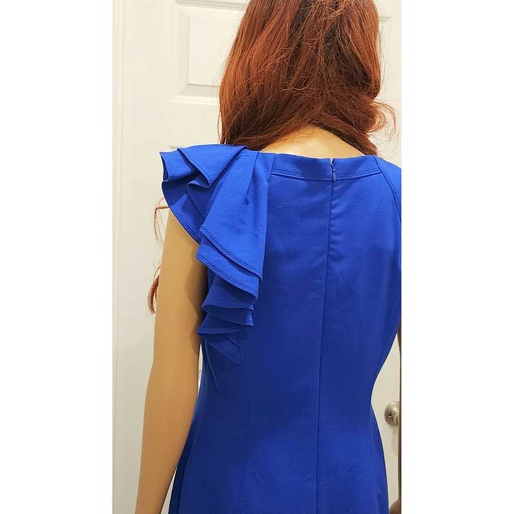 Royal Blue, Calvin Klein, Ruffled Shoulder Pre-ow… - image 6