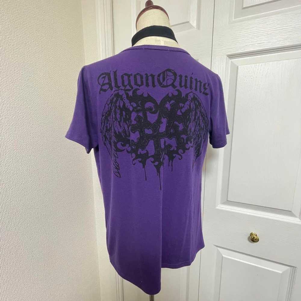 AlgonQuine Short Sleeve T-Shirt with Choker and C… - image 2