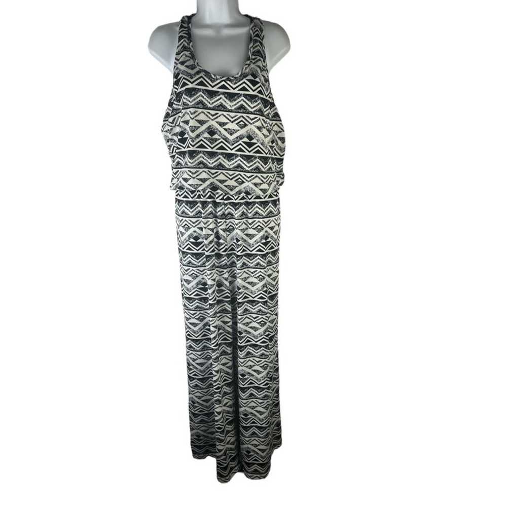 Magic Tank Jumpsuit Southerwestern Black & White … - image 1