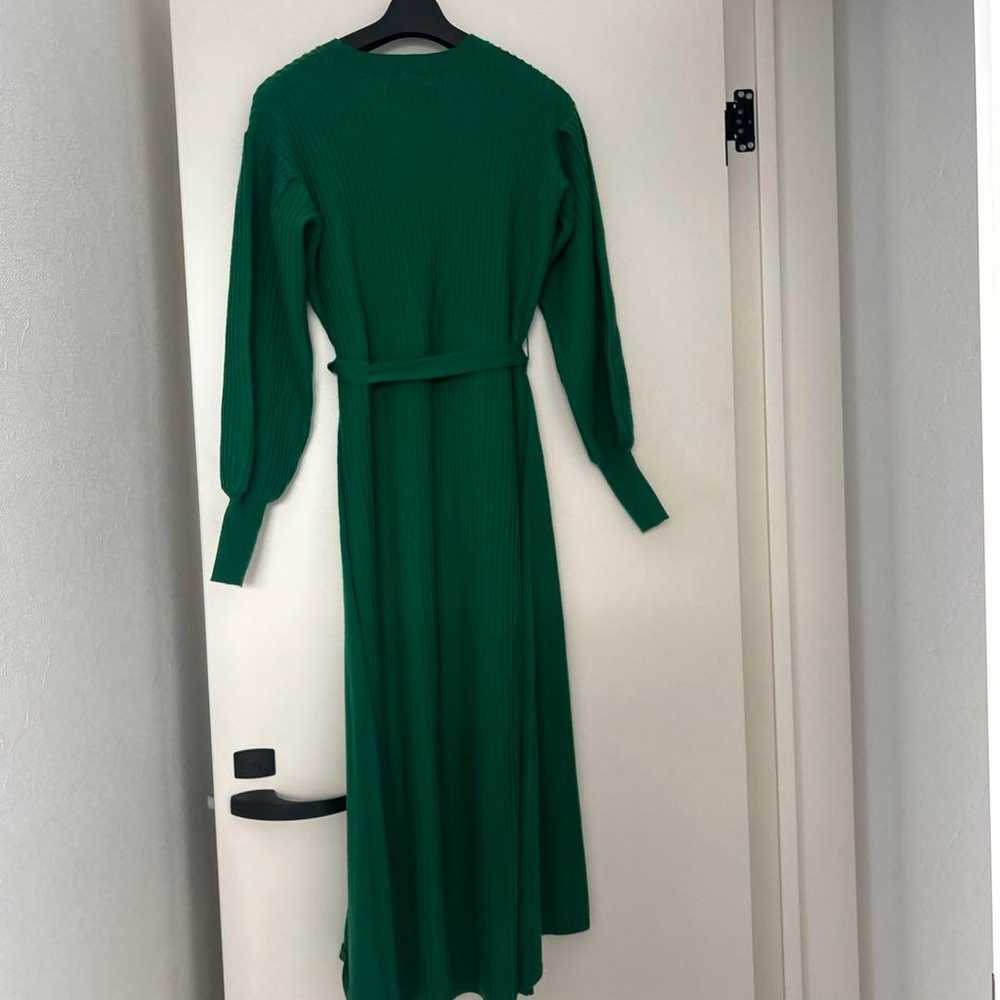 OPAQUE Knit Long Dress - Green - image 4