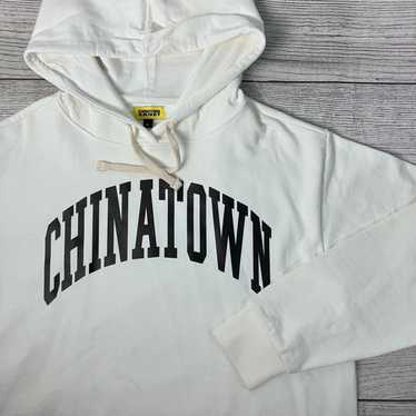 Streetwear Chinatown Market White Spell Out Heavy… - image 1