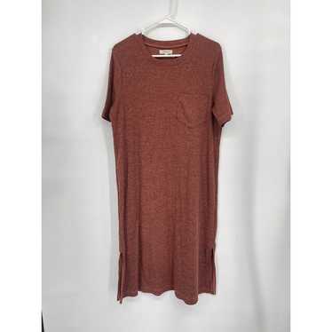 MADEWELL WOMEN'S HEATHER RUSTY SHORT SLEEVE RIBBE… - image 1