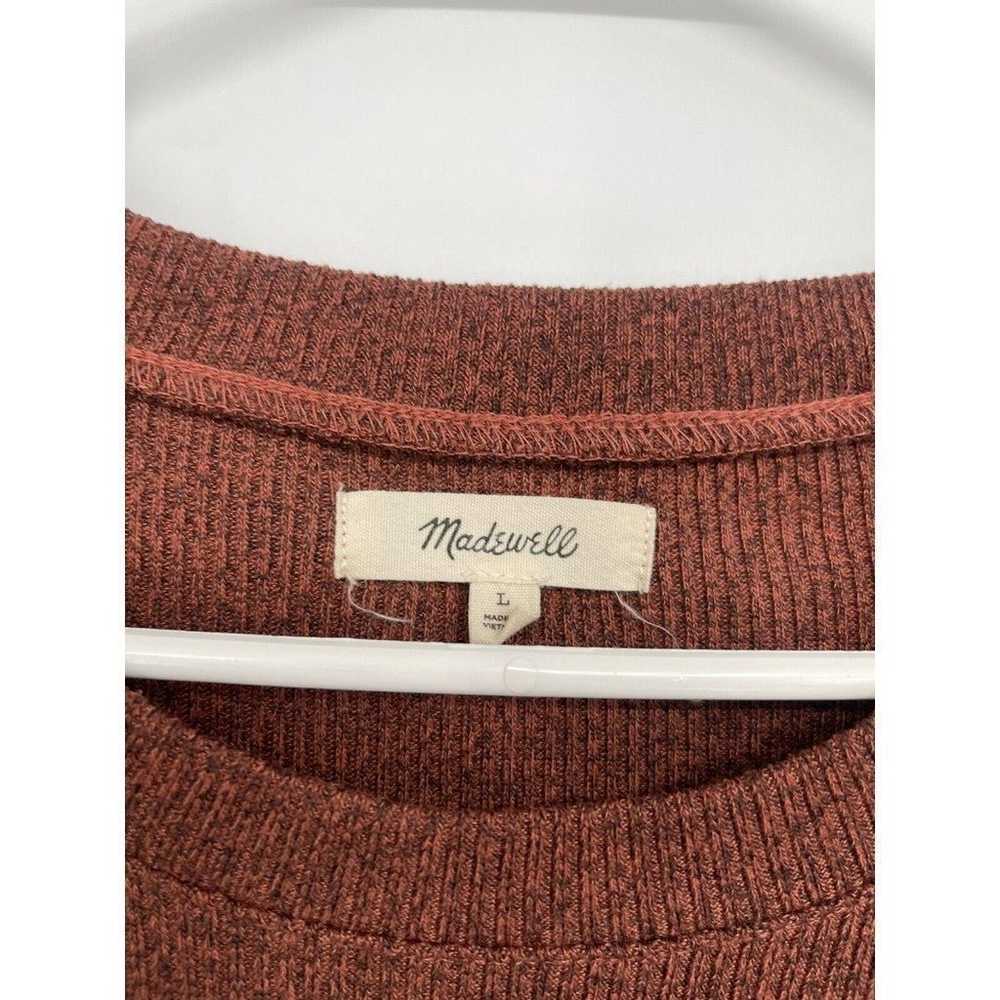 MADEWELL WOMEN'S HEATHER RUSTY SHORT SLEEVE RIBBE… - image 3