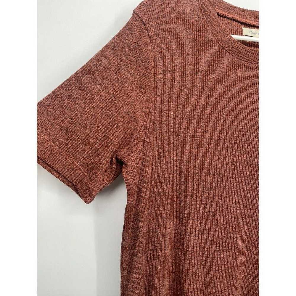 MADEWELL WOMEN'S HEATHER RUSTY SHORT SLEEVE RIBBE… - image 4