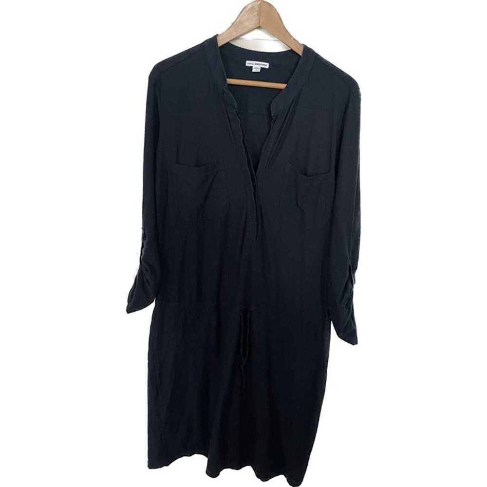 James Perse Shirt Dress with Tie Waist Drawstring… - image 2