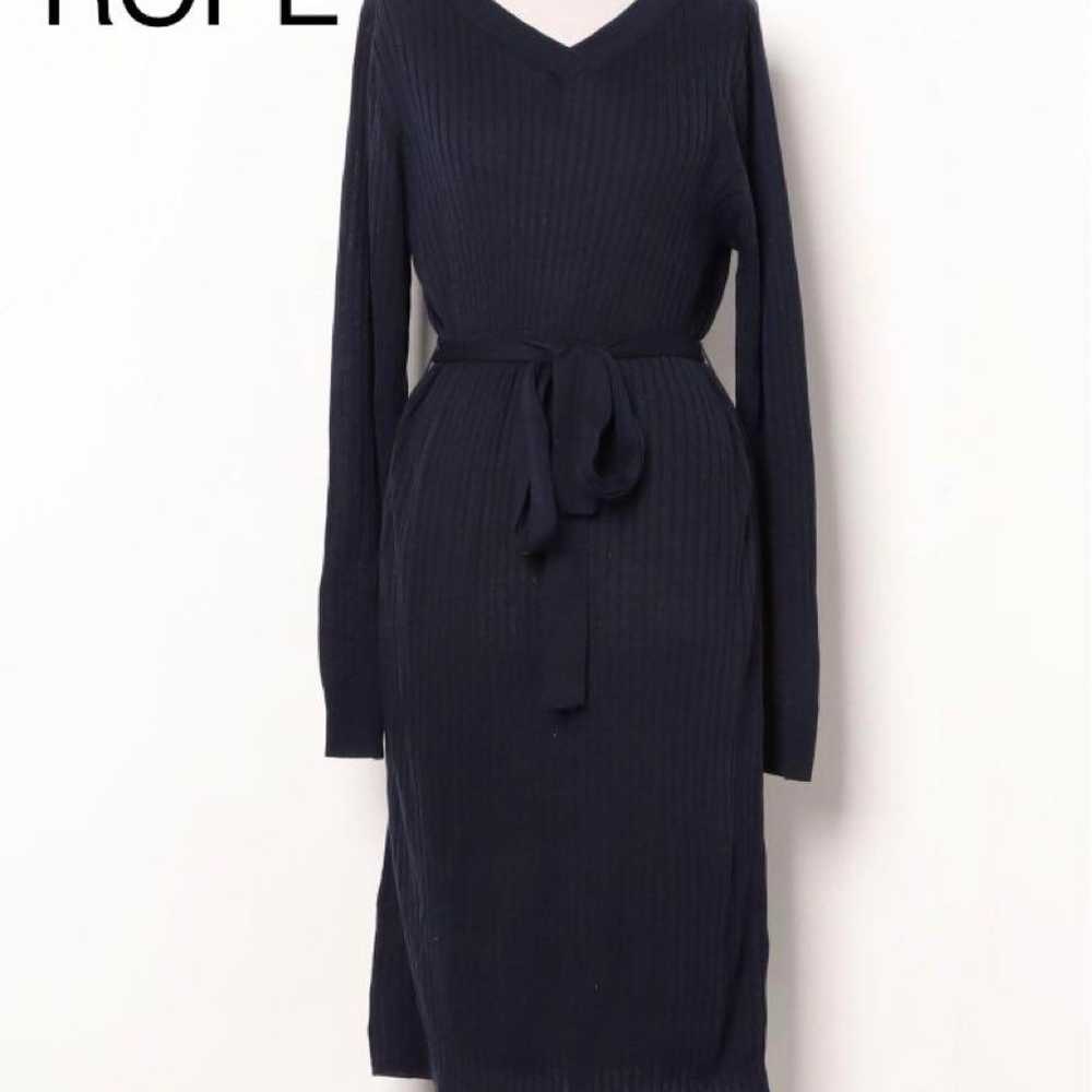 ROPE Ribbed Knit Dress - image 1