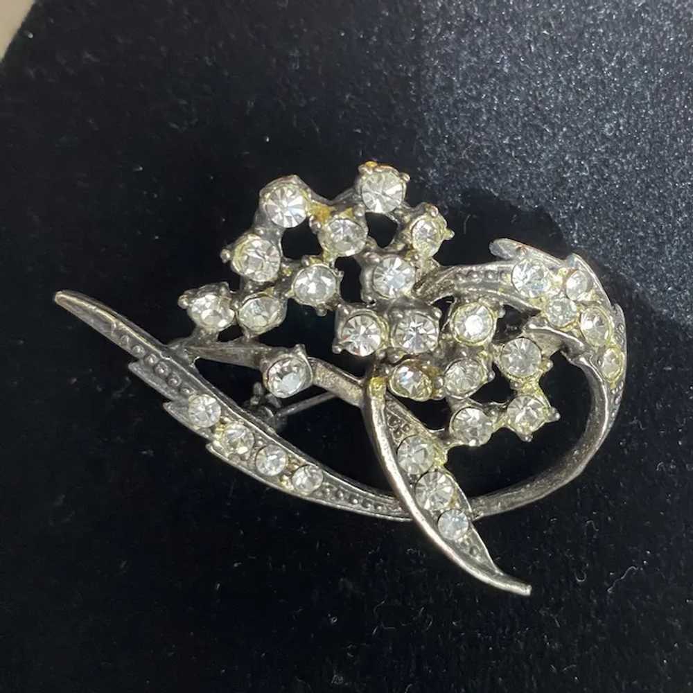 Gorgeous Vintage Rhinestone Brooch - image 5