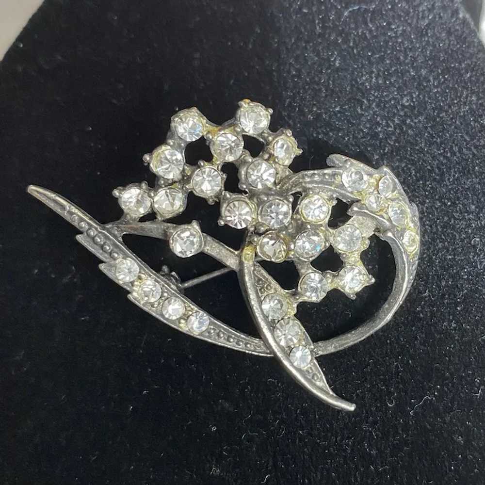 Gorgeous Vintage Rhinestone Brooch - image 6