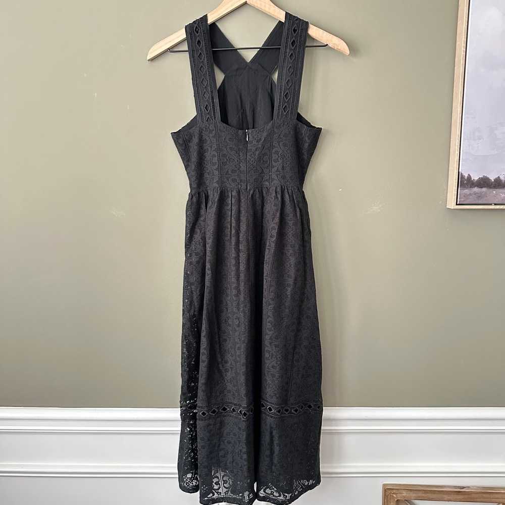 J.O.A Black Eyelet Dress - Small - image 5