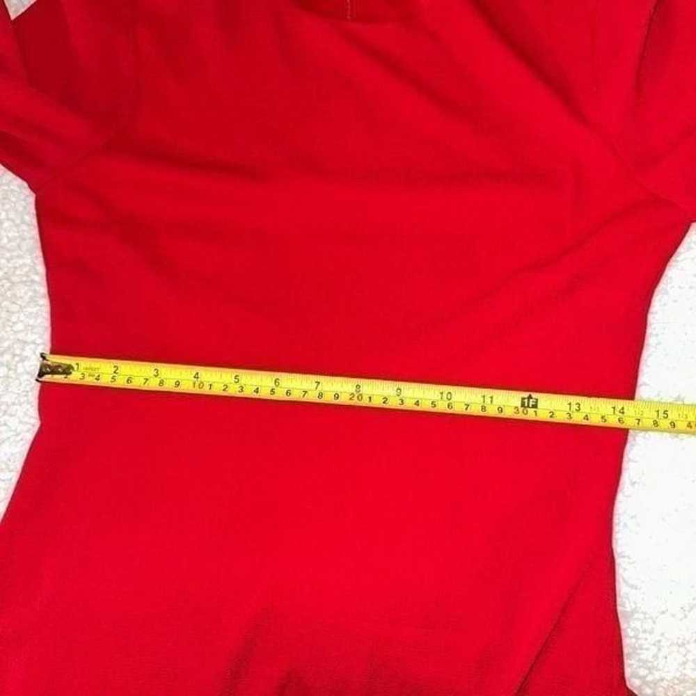 Lulus Women’s Red Bell Sleeve Dress Size Small - image 9