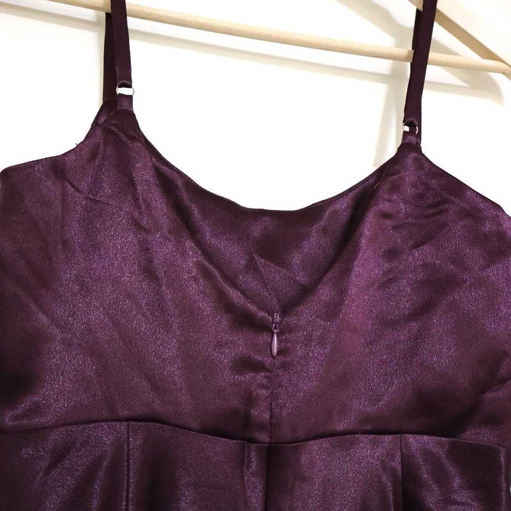 Lulus Make You Shine Dark Purple Satin Mermaid Ma… - image 5