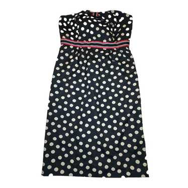 ANTHROPOLOGIE MAEVE Black White Polka Dot Dress St