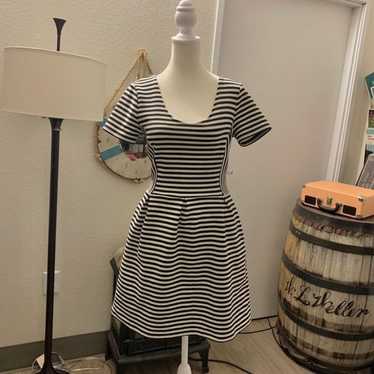 MADEWELL striped dress square neck sz 4 or s