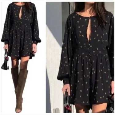 Free People Boho Chic Floral Love Grows Romper - image 1