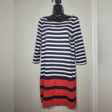 Banana Republic Nautical Theme Striped Dress sz M - image 1