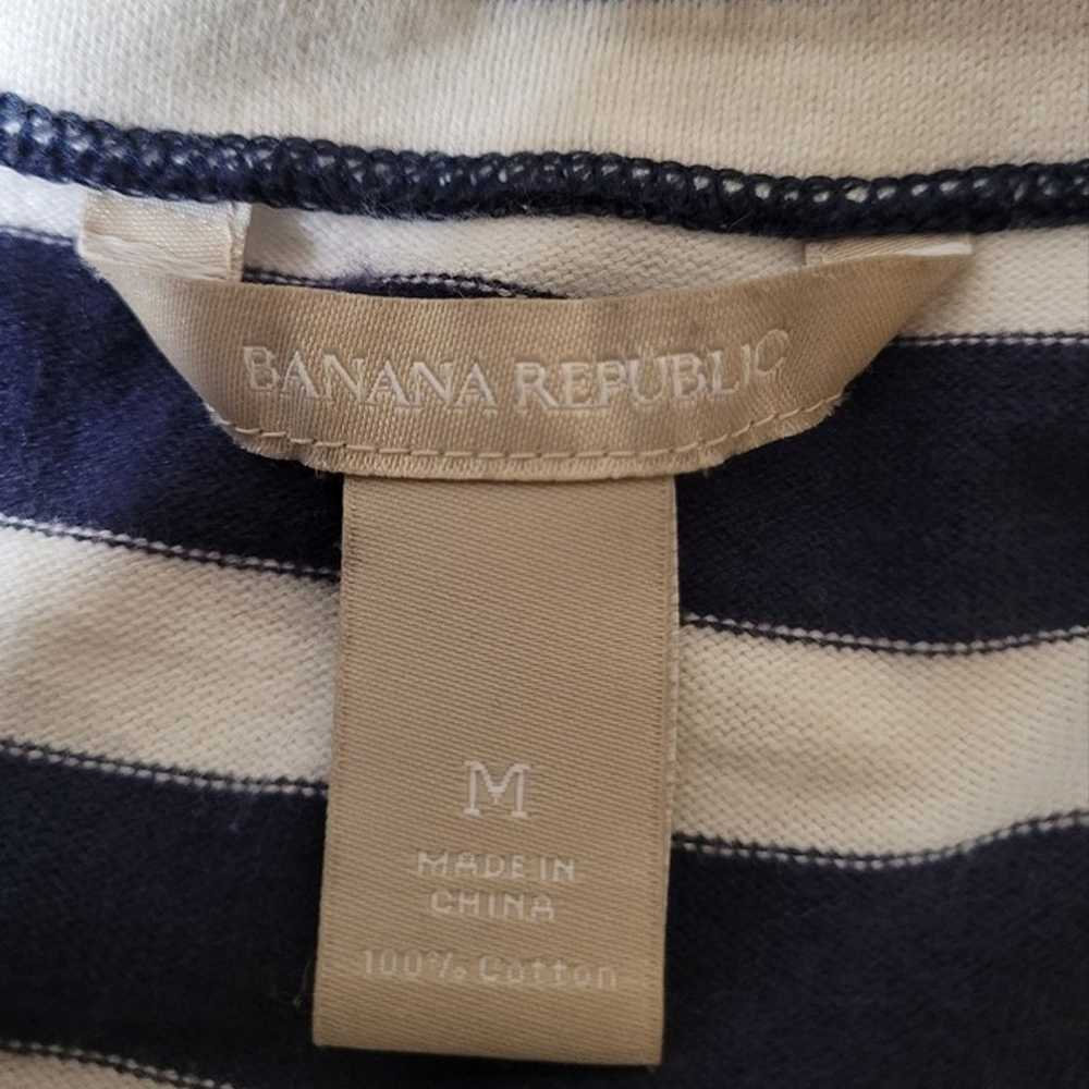 Banana Republic Nautical Theme Striped Dress sz M - image 3