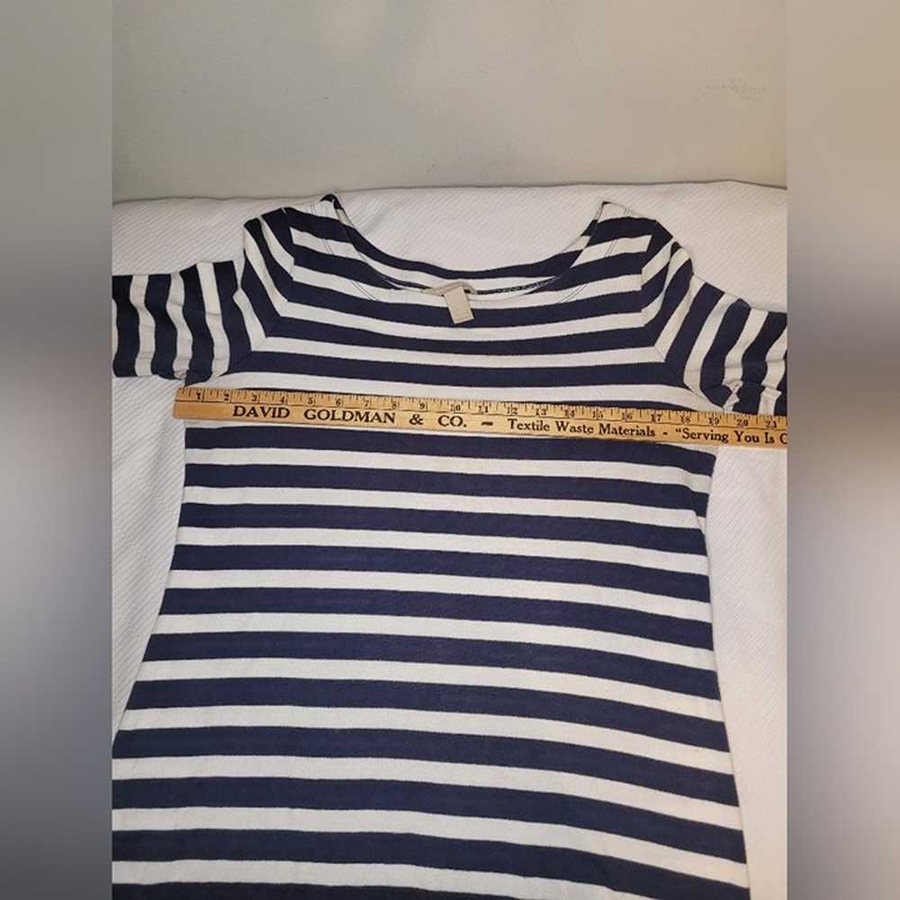 Banana Republic Nautical Theme Striped Dress sz M - image 4