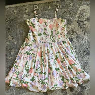 Zara floral dress size large