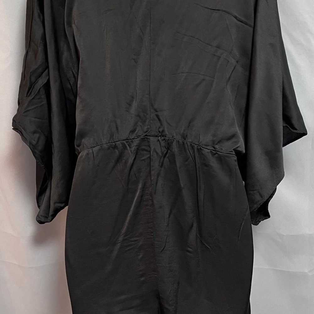 Zara Collection Mini Kimono Twist Front Satin Tun… - image 5