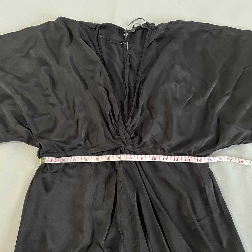 Zara Collection Mini Kimono Twist Front Satin Tun… - image 7