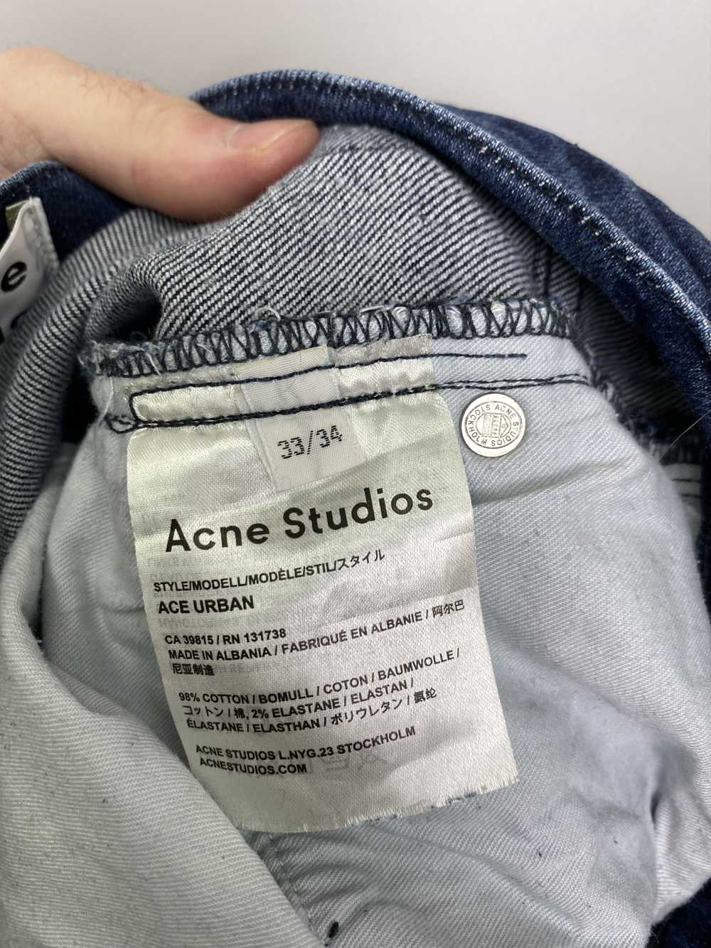 Acne Studios ACNE STUDIOS Ace Urban Jeans W33 L34 - image 9