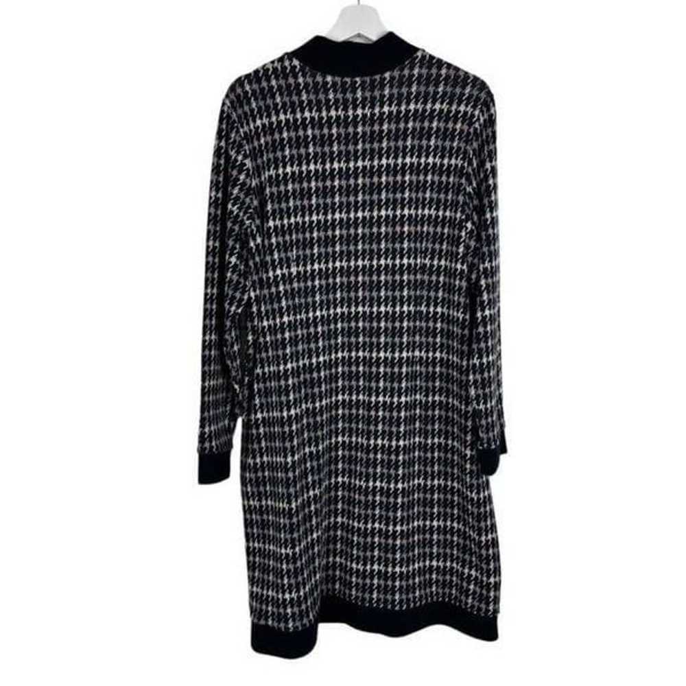 GRAVER by Susan Graver Jacquard Sweater Dress XL … - image 4