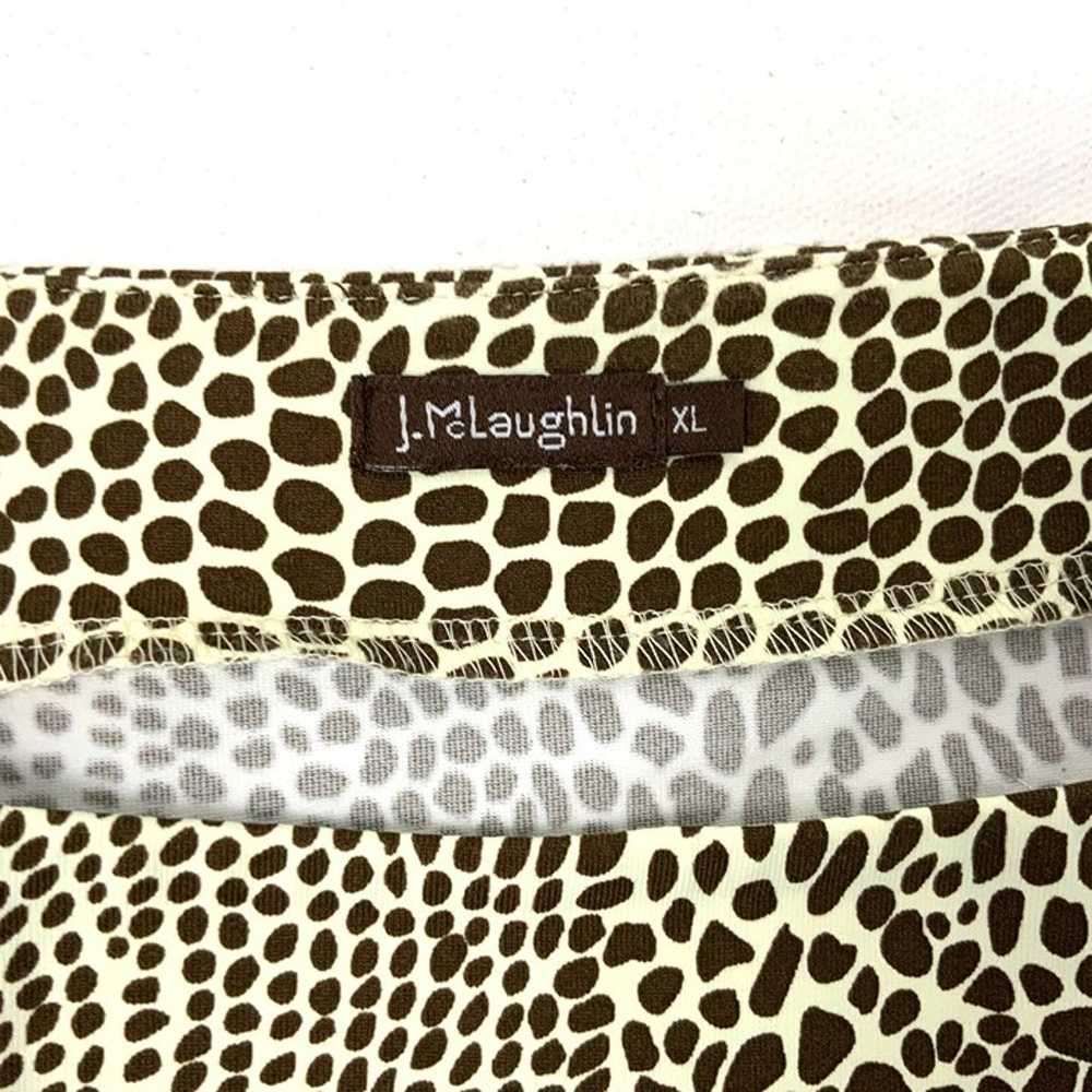 J. McLaughlin Ruched Waist Leopard Animal Print T… - image 5