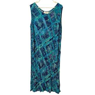 Vintage casual corner printed dress - image 1