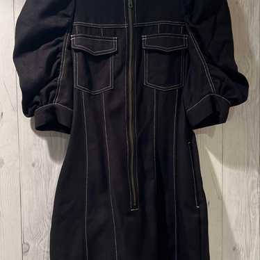 【Excellent Condition】SLY Black Puff Sleeve Mini D… - image 1