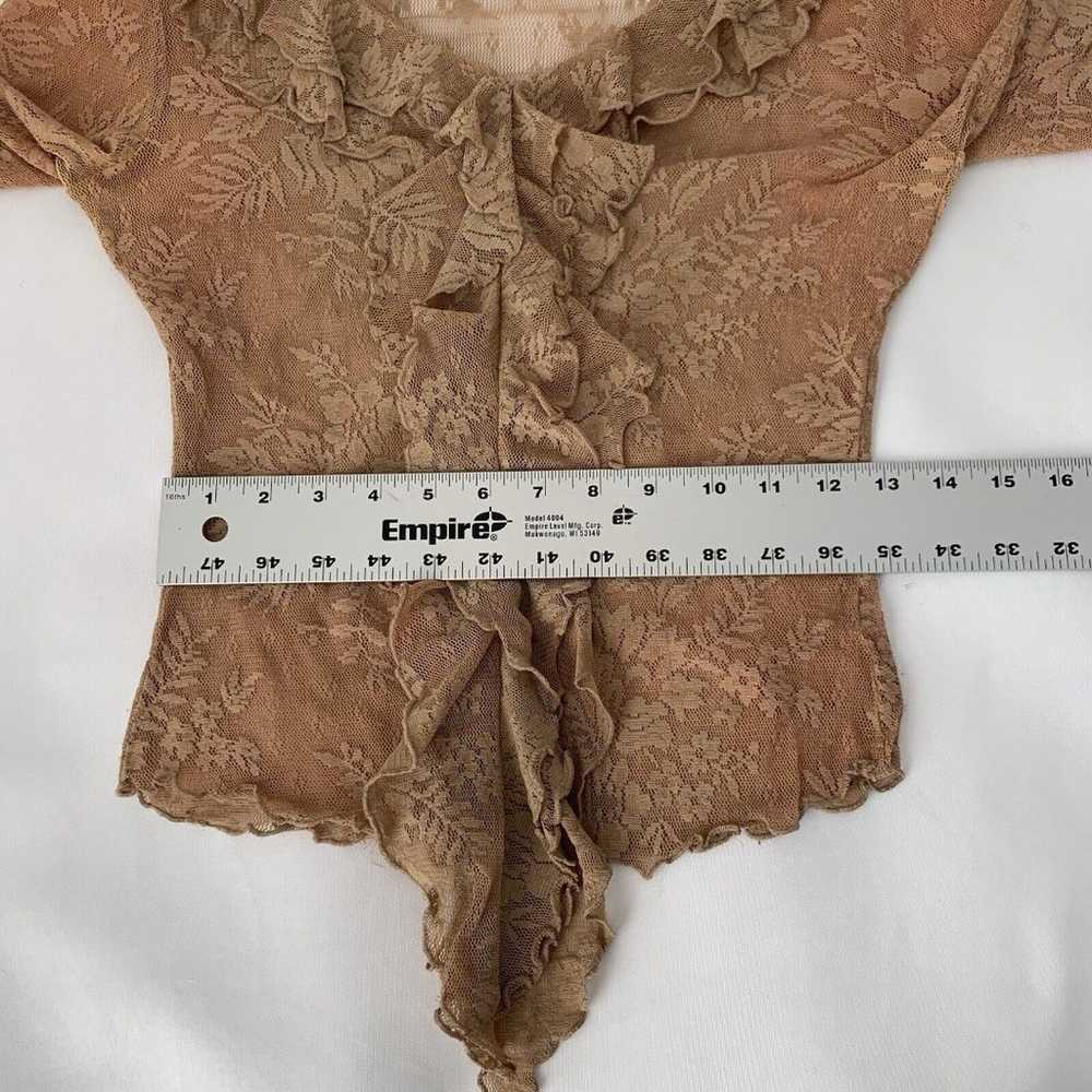 Vintage Newport News Blouse Women S Lace Ruffle 9… - image 7